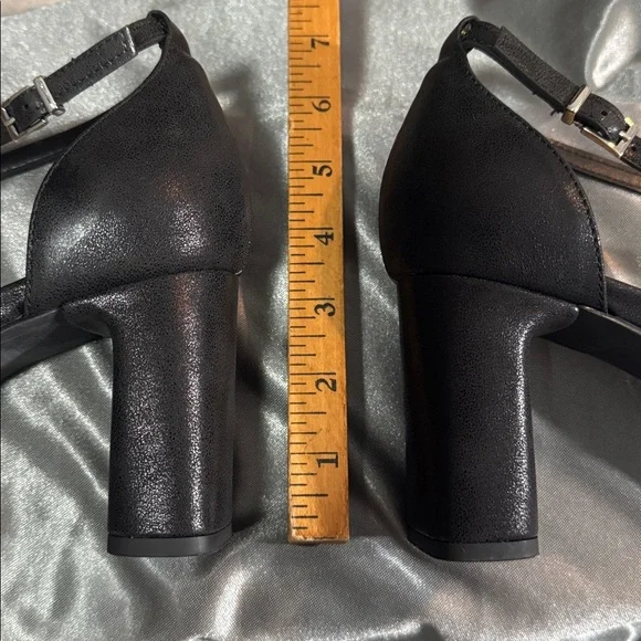 Bella Vita Aliette Black Rinestone Accents Heeled Dress Sandal - Women's 10 WW - Picture 13 of 14